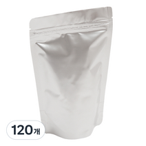 봄91 지퍼스탠드 양면 은박 지퍼백 중, 120개