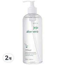아브카 제주 알로에 베라 수딩 젤, 2개, 500ml