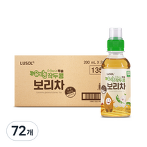 루솔 유기농 작두콩 보리차 200ml x 24p, 혼합맛, 72개