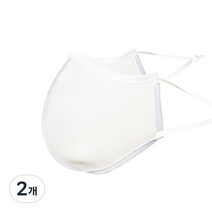 주누하우스 물놀이 워터 마스크 L, 1매입, 2개, 화이트