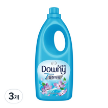 다우니 초고농축 7일 탈취파워 섬유유연제 레몬그라스 라일락향 본품, 상세설명 참조, 2L, 3개