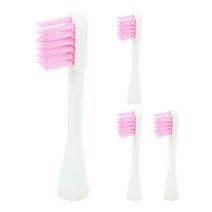 피셔프라이스 전동칫솔모 4개입, 어린이 미세모, 핑크