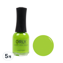 오를리 네일컬러 매니큐어 11ml, 2020067 네온 파라다이스, 5개