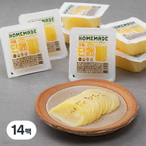 으뜸 슬라이스 단무지, 100g, 14팩