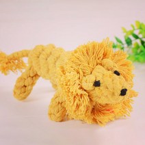아리코 반려동물 치아청소 실타래인형 15.5cm, 사자, 1개