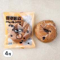 온베이글 블루베리 베이글, 120g, 4개