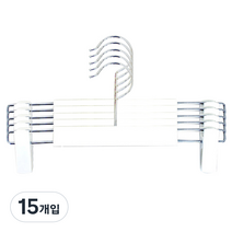 리에노 AG바지걸이, 화이트, 15개입