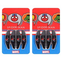 마블 문콕방지 슬림 도어가드 4p, 스파이더맨 줄타기, 2개