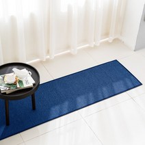 털날림없는 크래프트 주방매트, 블루그린