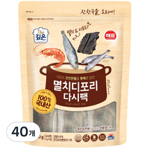 해표 멸치디포리 다시팩, 15g, 40개