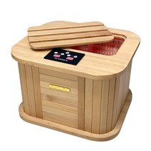 알파플랜 건식 좌훈 족욕기+ 전용 담요, 우드, AFB01