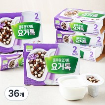 풀무원 요거트 요거톡 스타볼 2개입, 132g, 18개