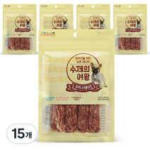수제의여왕 강아지 간식, 오리스테이크, 15개