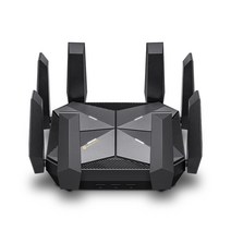 티피링크 AXE16000 쿼드 밴드 16 스트림 Wi-Fi 6E 공유기 2 x 10G 포트 지원, Archer AXE300, 1개