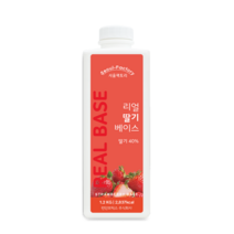 서울팩토리 리얼 딸기 베이스, 1.2kg, 1개