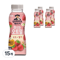 퀘이커 마시는 오트밀 봄 딸기, 50g, 15개