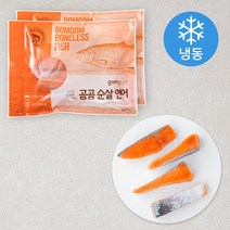 [연어150g] 곰곰 순살 연어 (냉동), 300g, 2개