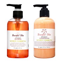 뷰티풀스킨 건성두피용 레몬버베나 샴푸 240ml + 컨디셔너 240ml 세트, 1세트