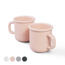 보울보울 노르딕볼볼 머그컵 340ml, 파우더핑크, 2개
