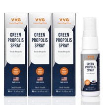 비타민마을 VVG 그린 프로폴리스 스프레이, 15ml, 3개