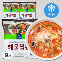 면사랑 해물짬뽕 (냉동), 398g, 9개