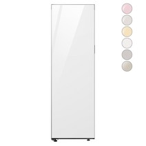[색상선택형] 삼성전자 비스포크 좌힌지 냉장고 방문설치, RR40A7805AP, 글램 화이트