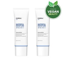 쿤달 데일리 워터풀 모이스처 선크림 SPF50+ PA++++, 40ml, 2개