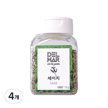 딜리셔스마켓 세이지홀 천연향신료, 15g, 4개