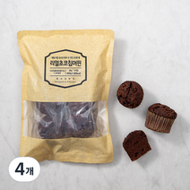 후앙 리얼초코칩머핀, 450g, 4개