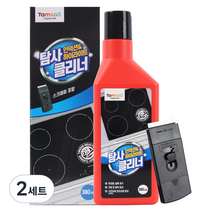탐사 인덕션&하이라이트 클리너 380ml+ 스크래퍼 세트, 2세트