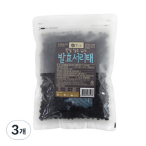 청그루 불릴 필요없는 발효 서리태, 500g, 3개