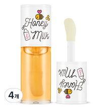 어퓨 허니앤밀크 립 오일 O8580, 밀크향, 5g, 4개