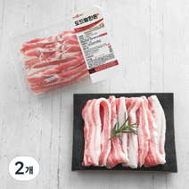 도드람 한돈 1등급 삼겹살 구이용(냉장), 500g, 2개