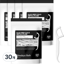 나드 딥클리어 덴탈 치실, 30개, 100개입