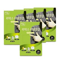 클로버하우스 라텍스 장갑 M, 10개입, 5개