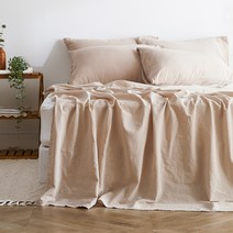 썸머 코튼 여름 홑이불+베개커버 2P