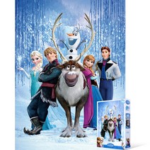 토이앤퍼즐 겨울왕국 겨울이야기 큰조각 직소퍼즐 TP100-16N, 100피스, 혼합 색상