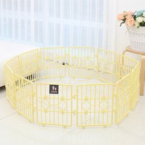 웁스 강아지 울타리 소형 12p, 아이보리