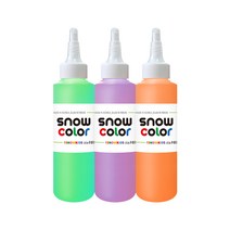 스노우키즈 스노우물감 세트 B, 140ml, 3색