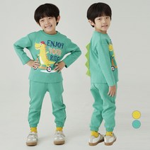 롤리트리 아동 공룡 상하의 세트
