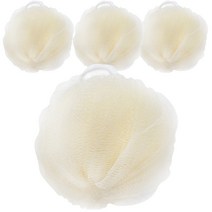 루이본 고급 샤워볼, 옐로우, 4개