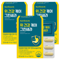 뉴트리원 위 건강 케어 그린세라, 30정, 3개