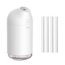 [짱구가습기필터] 아이리버 스팀맨 플러스 충전식 무선 초음파 가습기 +필터 4개, IWH-550C(Milky White)