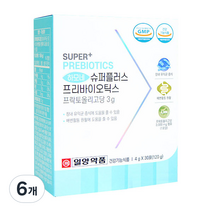일양약품 하모네 슈퍼플러스 프리바이오틱스 30p, 6개, 120g