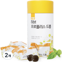 프링 허브 프로폴리스 드롭 30p, 120g, 2개