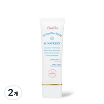 오밸라 올데이 블루쉴드 썬크림 SPF50+ PA++++, 2개, 50ml