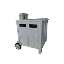 코끼리리빙 JAA-9138 접이식 이륜 핸드카트 45L, 그레이, 1개