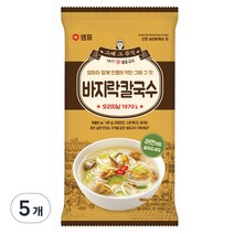 샘표 바지락칼국수, 1003g, 5개