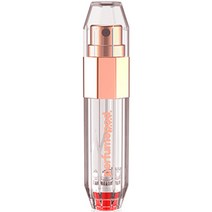 트라발로 퍼퓸팟 크리스탈 펌핑식 충전 휴대용 향수공병 5ml, 로즈골드, 1개