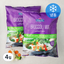 엠보그 브로콜리 믹스 (냉동), 750g, 4입
